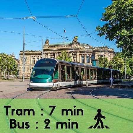 シルティグアイムVieux Schilik / Parking / Tram / Parlement / Proche Strasbourg Centreアパートメント エクステリア 写真